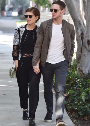 Kate Mara with her boyfriend out in West Hollywood