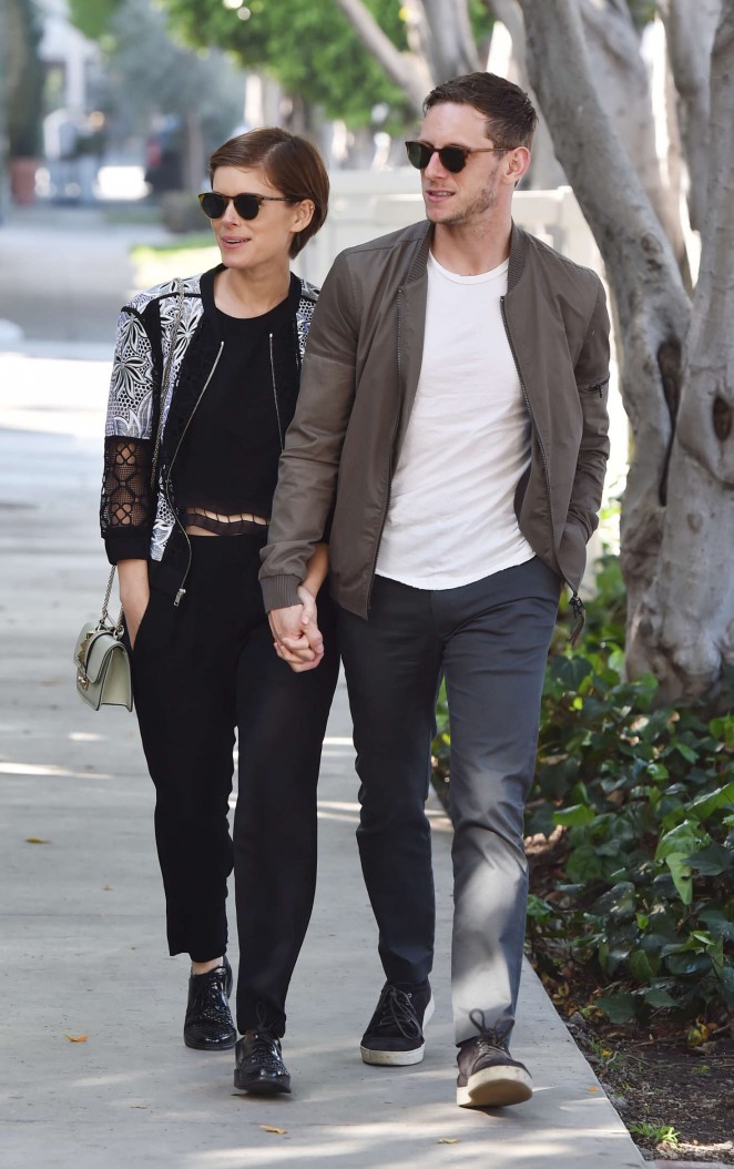 Kate Mara with her boyfriend out in West Hollywood