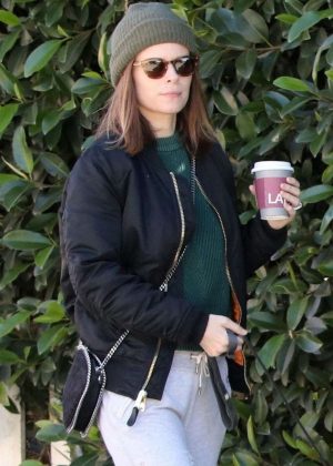 Kate Mara - With Her Dogs in Los Angeles