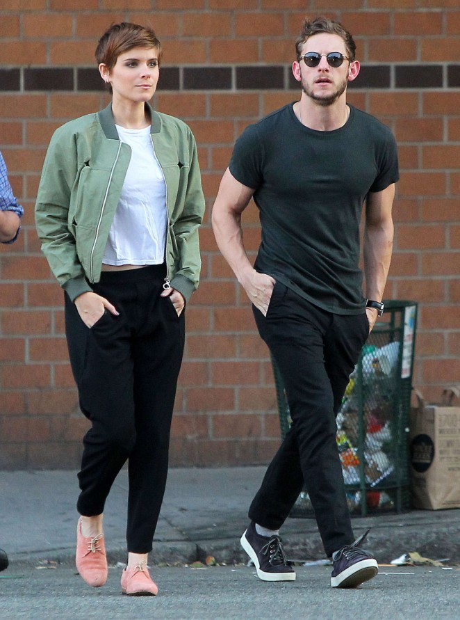 Kate Mara with Jamie Bell Out in NYC