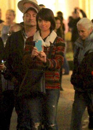 Kate Micucci - Christmas Shopping at the Grove in LA