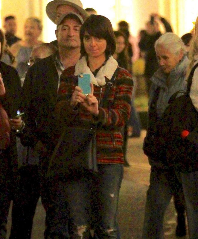 Kate Micucci - Christmas Shopping at the Grove in LA