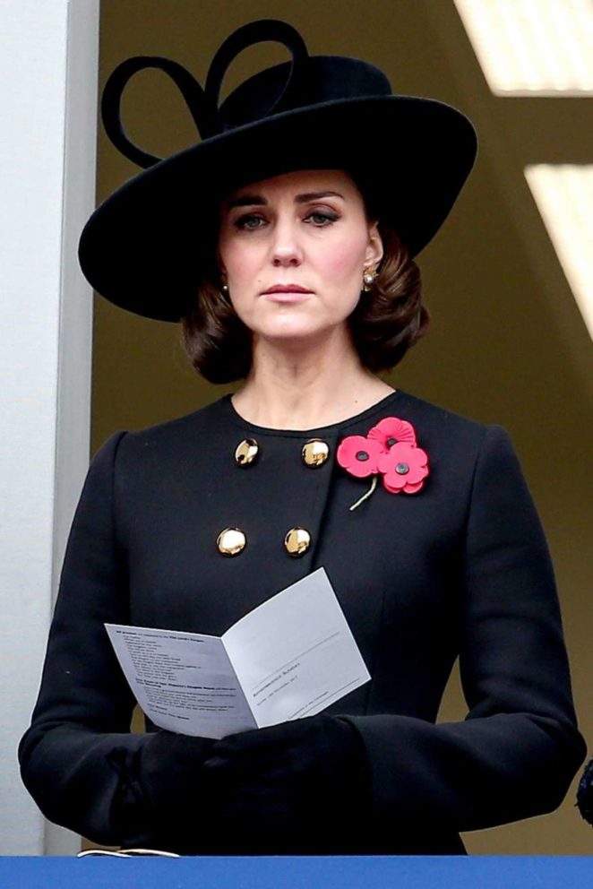 Kate Middleton - 2017 Remembrance Day Ceremony in London