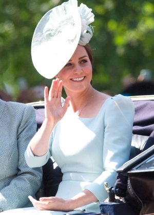 Kate Middleton - 2018 Annual Trooping The Colour Ceremony in London