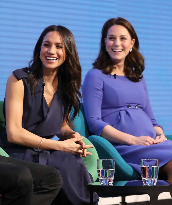 Kate Middleton and Meghan Markle - Royal Foundation Forum in London