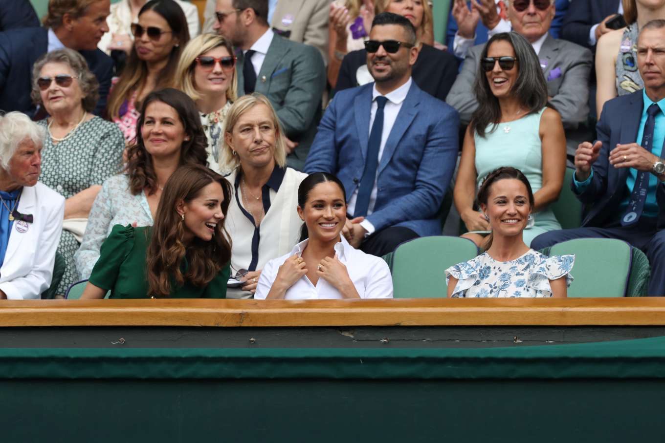 Kate Middleton and Meghan Markle â€“ Womenâ€™s Final Day at Wimbledon 2019 in London