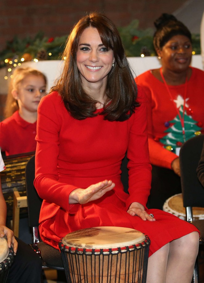 Kate Middleton - Anna Freud Centre Family School Christmas Party in London