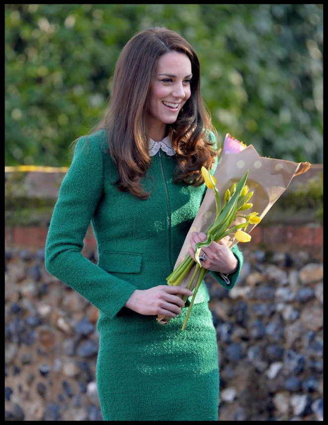 Kate Middleton - Arrives for her visit to East Anglia's Children's Hospices in Quidenham