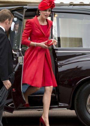 Kate Middleton - Arrives for the Order of The Garter Service at Windsor Castle