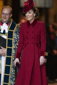 Kate Middleton - Arriving at the Commonwealth Service at Westminster Abbey