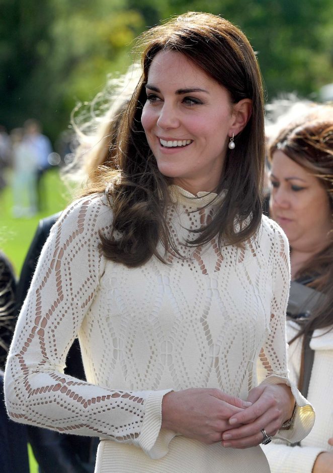 Kate Middleton at Buckingham Palace in London