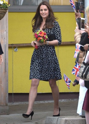 Kate Middleton at the Brookhill Children's Centre in London