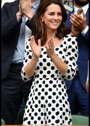 Kate Middleton at Wimbledon Tennis Championships 2017 in London