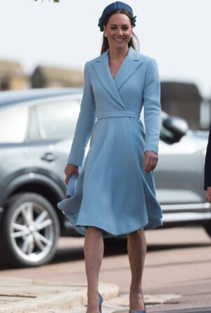 Kate Middleton - Attends Easter Sunday Church service in Windsor