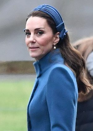 Kate Middleton - Attends Sunday Sservice in King's Lynn