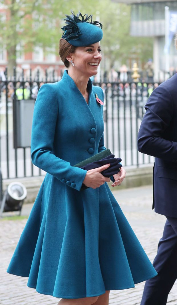 Kate Middleton - Attends the ANZAC Day Service of Commemoration and Thanksgiving in London