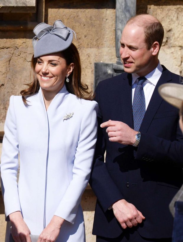 Kate Middleton - Attends the traditional Easter Sunday church service in Windsor