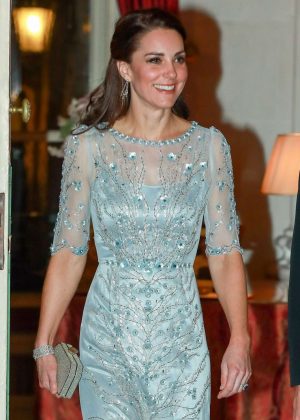 Kate Middleton - Dinner at British Embassy in Paris