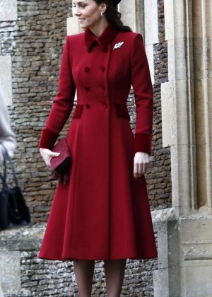 Kate Middleton: Heading to Christmas Day Church service -04 | GotCeleb