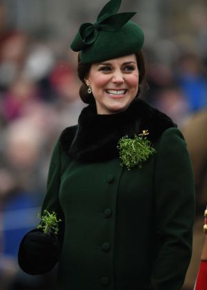 Kate Middleton - St Patrick's Day Parade in London