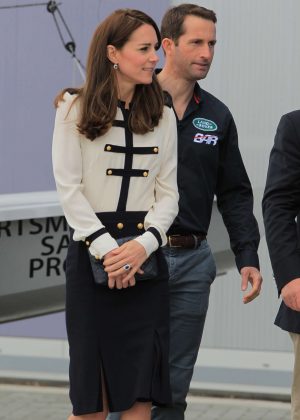 Kate Middleton - Visit the crew of BAR Land Rover America’s Cup team in Portsmouth