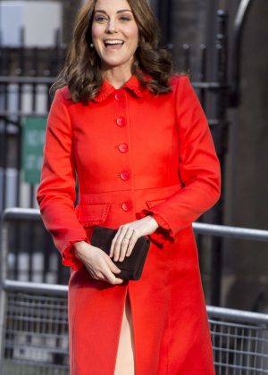 Kate Middleton - Visits Great Ormond Street Hospital in London