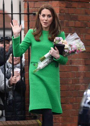 Kate Middleton - Visits Lavender Primary School in London