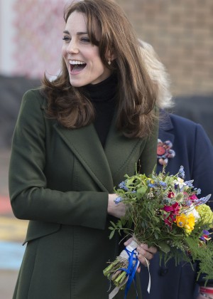 Kate Middleton - Visits Place2Be at St Catherine's Primary School in Scotland