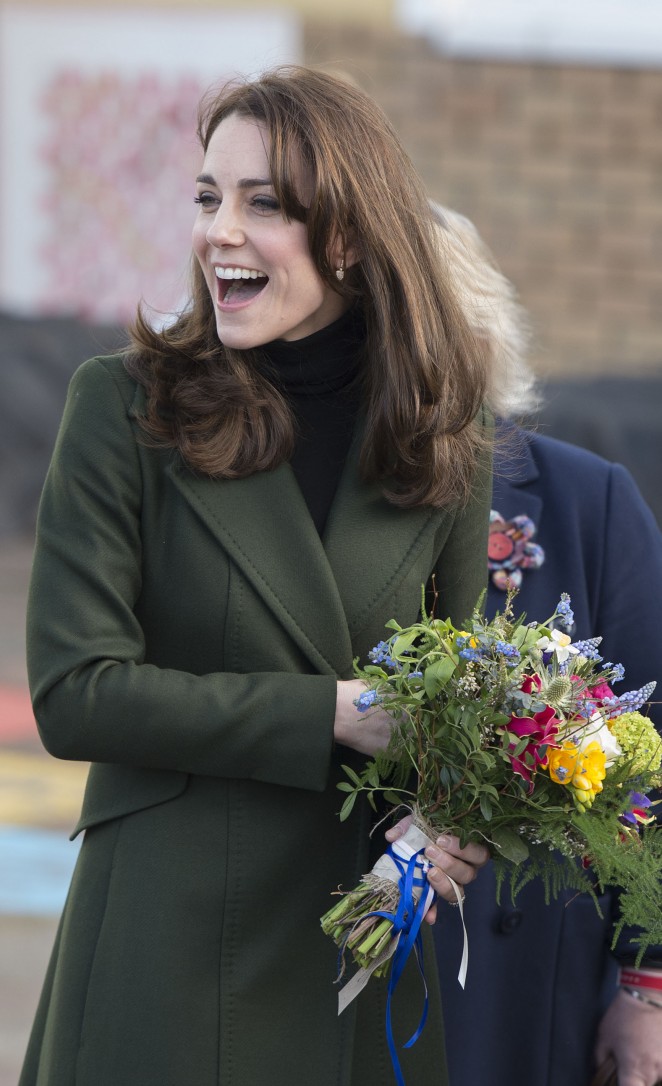 Kate Middleton - Visits Place2Be at St Catherine's Primary School in Scotland