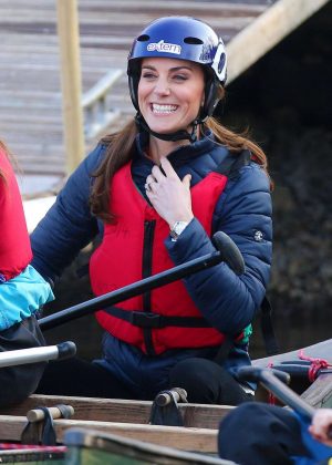 Kate Middleton - Visits Roscor Youth Village in Belfast