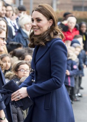 Kate Middleton - Visits the Reach Academy with Place2Be in London