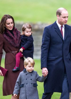Kate Middleton with her family out in Berkshire