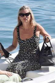 Kate Moss and Sadie Frost - On yacht in Portofino