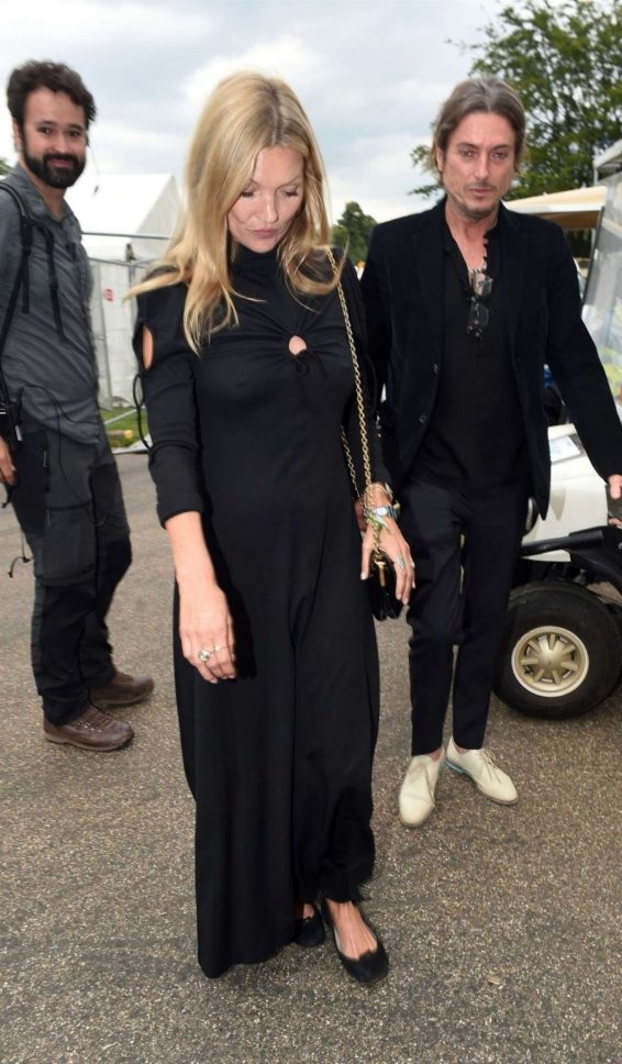 Kate Moss - Arrives at Hyde Park for Barbara Streisand’s performance in London