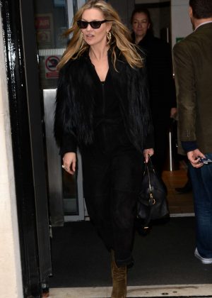 Kate Moss at BBC Radio 2 in London