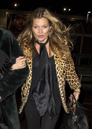 Kate Moss - Leaves Craigellachie Hotel in Scotland