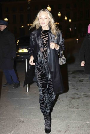 Kate Moss - Leaving her hotel in Paris