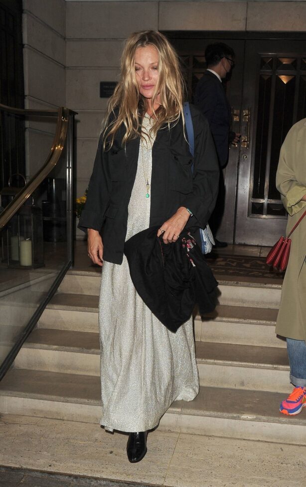 Kate Moss - On a night out at China Tang restaurant in London