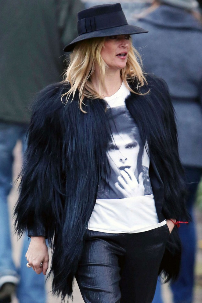 Kate Moss Out and about in London