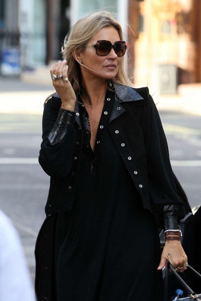 Kate Moss - Out and about in London