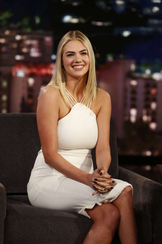 Kate Upton at Jimmy Kimmel Live! in Los Angeles