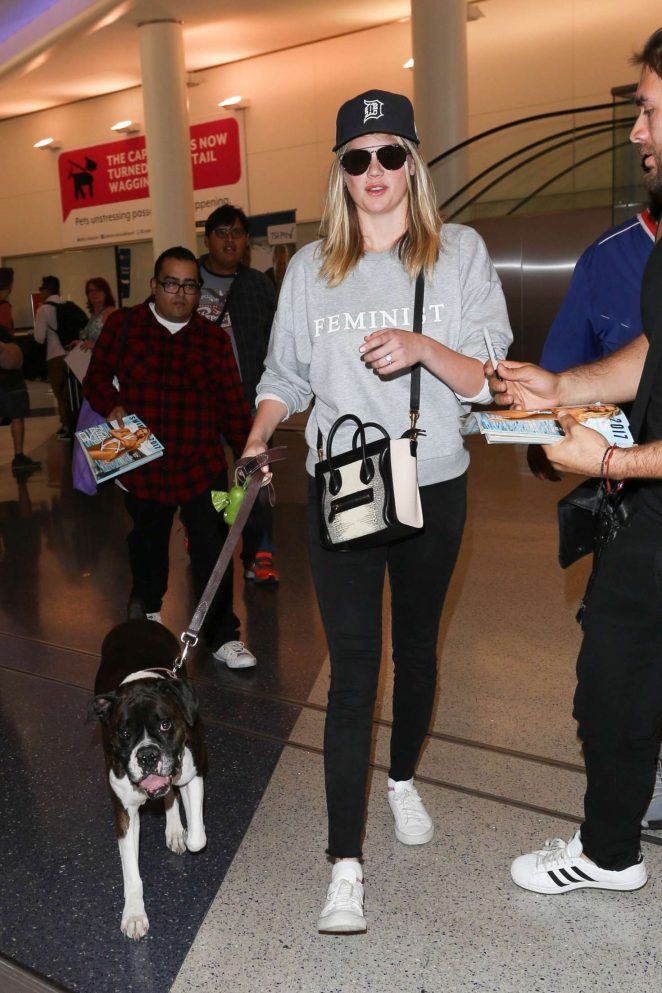 Kate Upton at LAX airport in Los Angeles