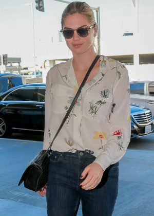Kate Upton at the LAX Airport in Los Angeles