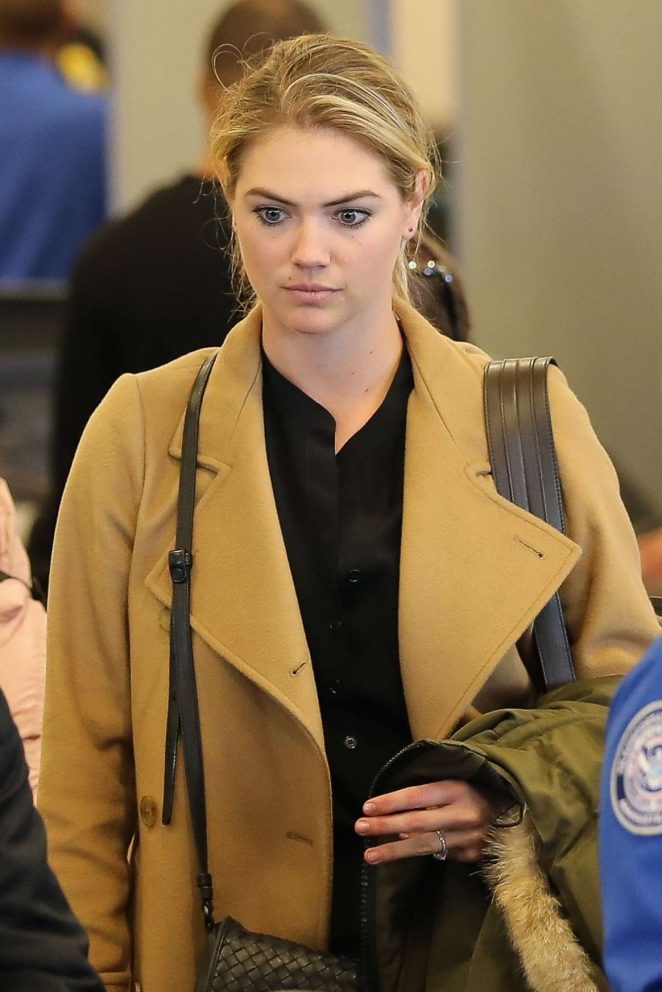 Kate Upton at the LAX airport in Los Angeles