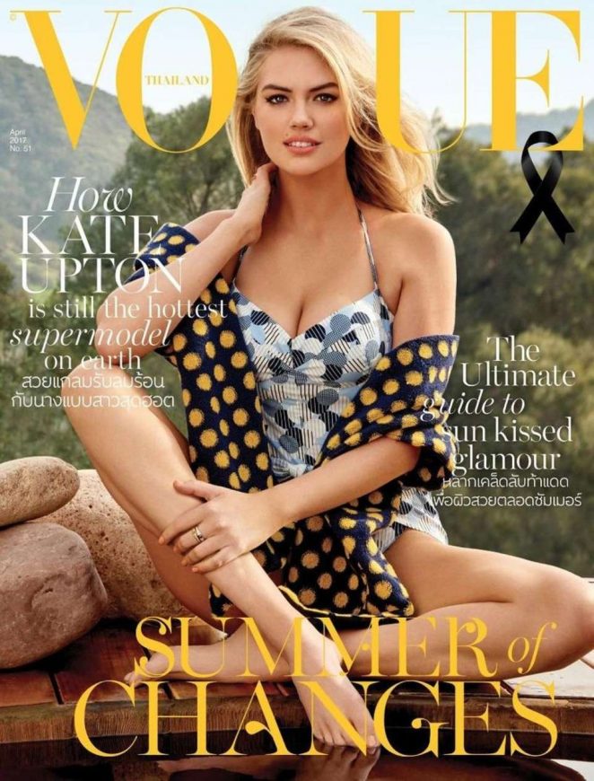 Kate Upton for Vogue Thailand Cover (April 2017)