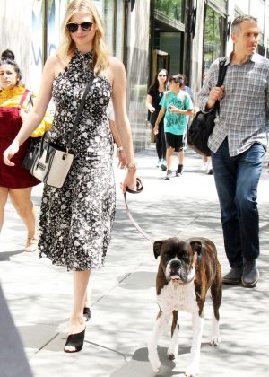 Kate Upton -  Walking her dog in New York