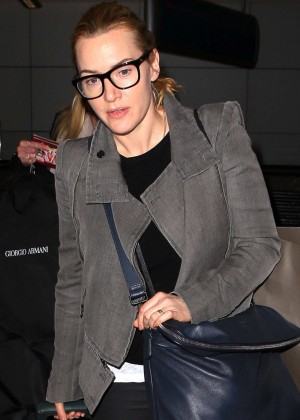 Kate Winslet - Arrives at LAX Airport in LA