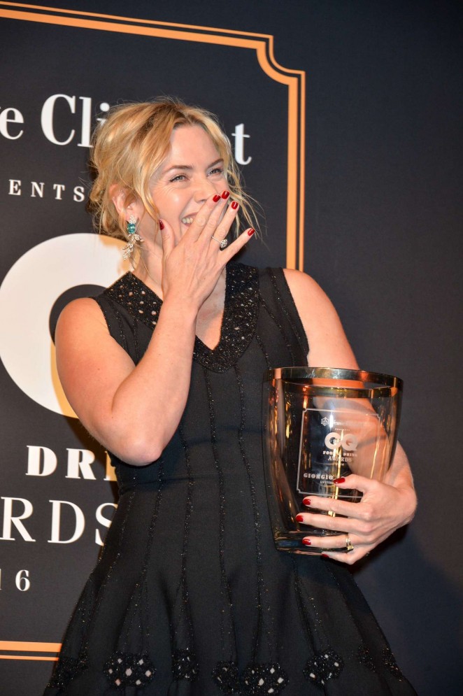 Kate Winslet - GQ Food and Drink Awards 2016 in London