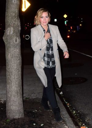 Kate Winslet - Leaving her Tribeca Hotel in NYC