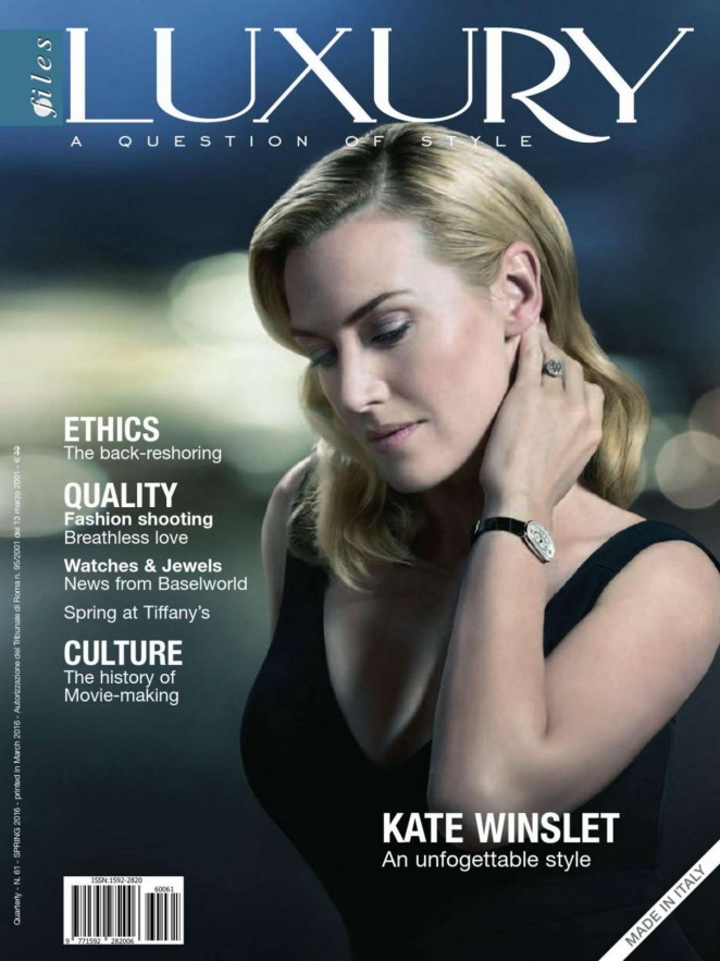 Kate Winslet - Luxury Files Magazine (Spring 2016)